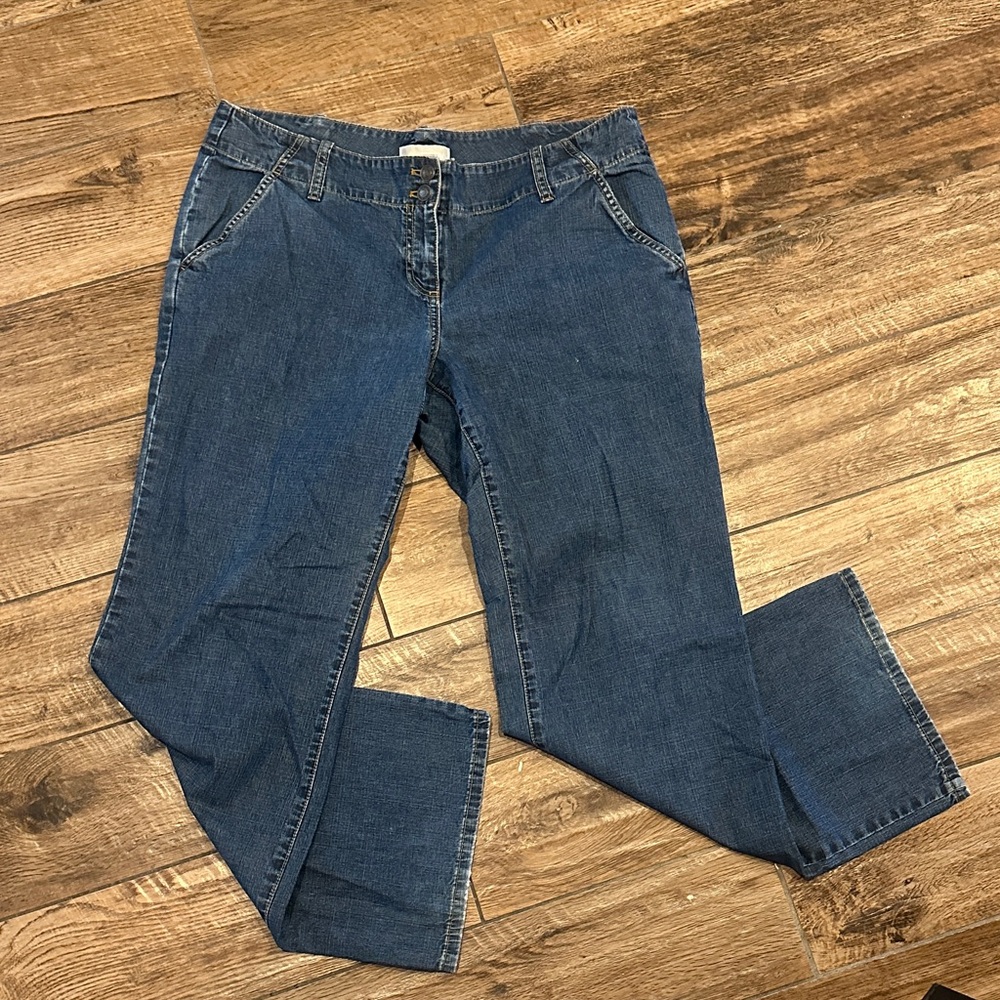 👖 Michael Kors Trouser Jeans – Size 14 / 32” Inseam – Medium Wash